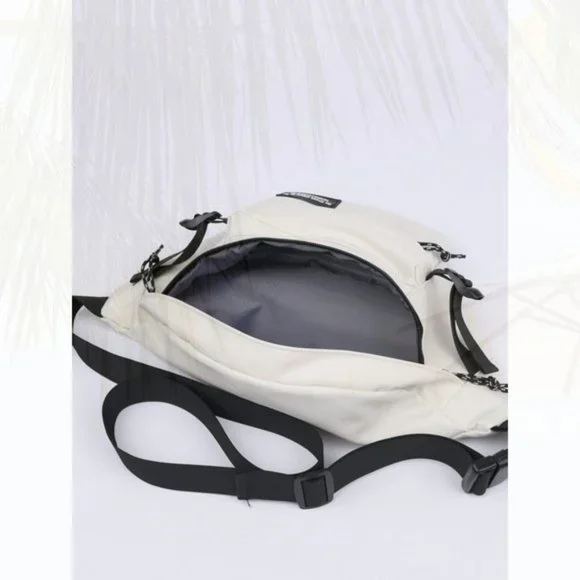 New Nylon Fanny Pack White 141 - Picture 4 of 4